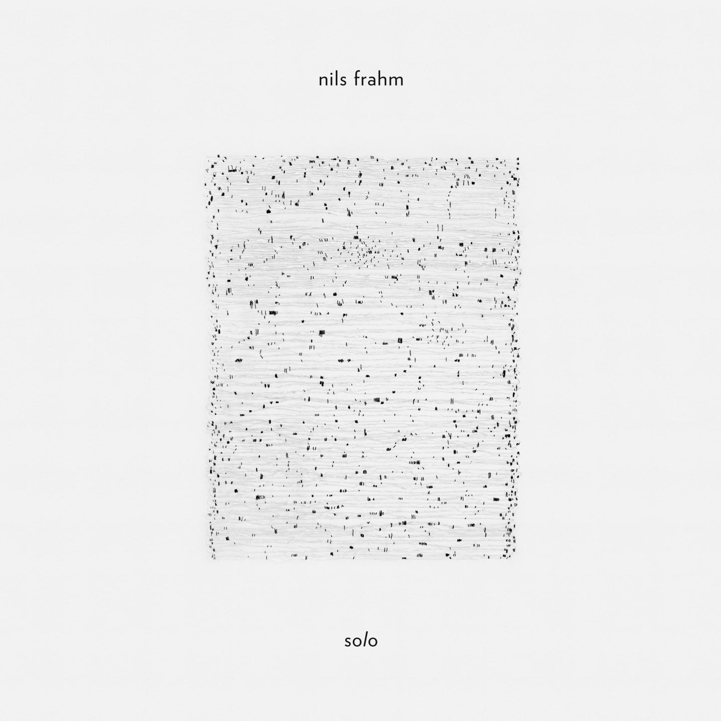 Nils Frahm · Solo